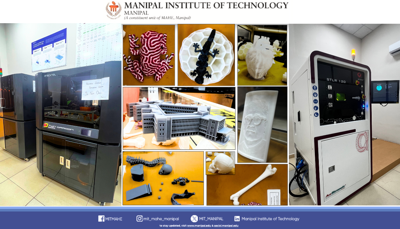 Advanced 3D Printing Lab at Manipal Institute of Technology Transforms Prototyping and Innovation.
